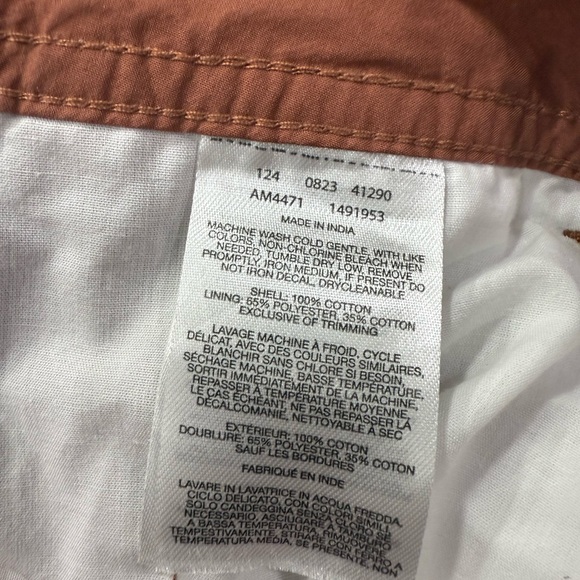 Columbia Men's Brick Red Flat Front Shorts - Picture 4 of 4